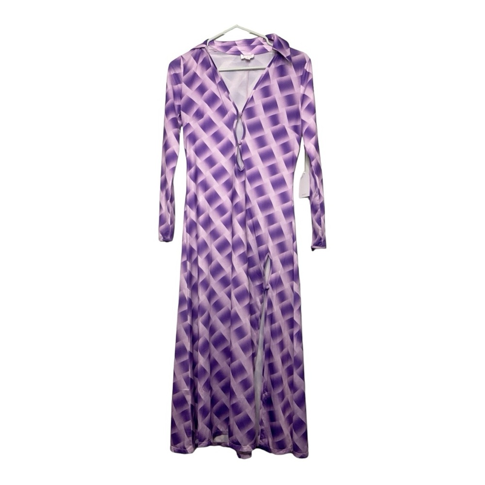 Women’s NWT Song of Style Neveah midi dress in Gianni check, size XS